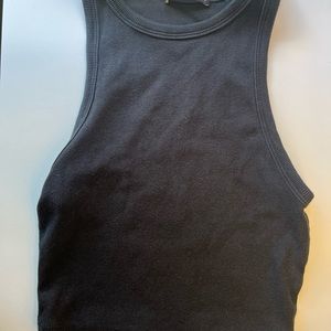 Black Zara Halter Top Corp Top